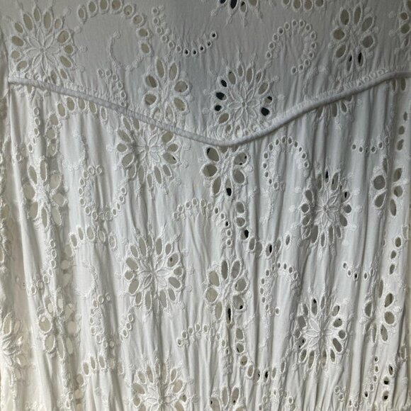 Maje Rapala White Eyelet Dress - Picture 8 of 9